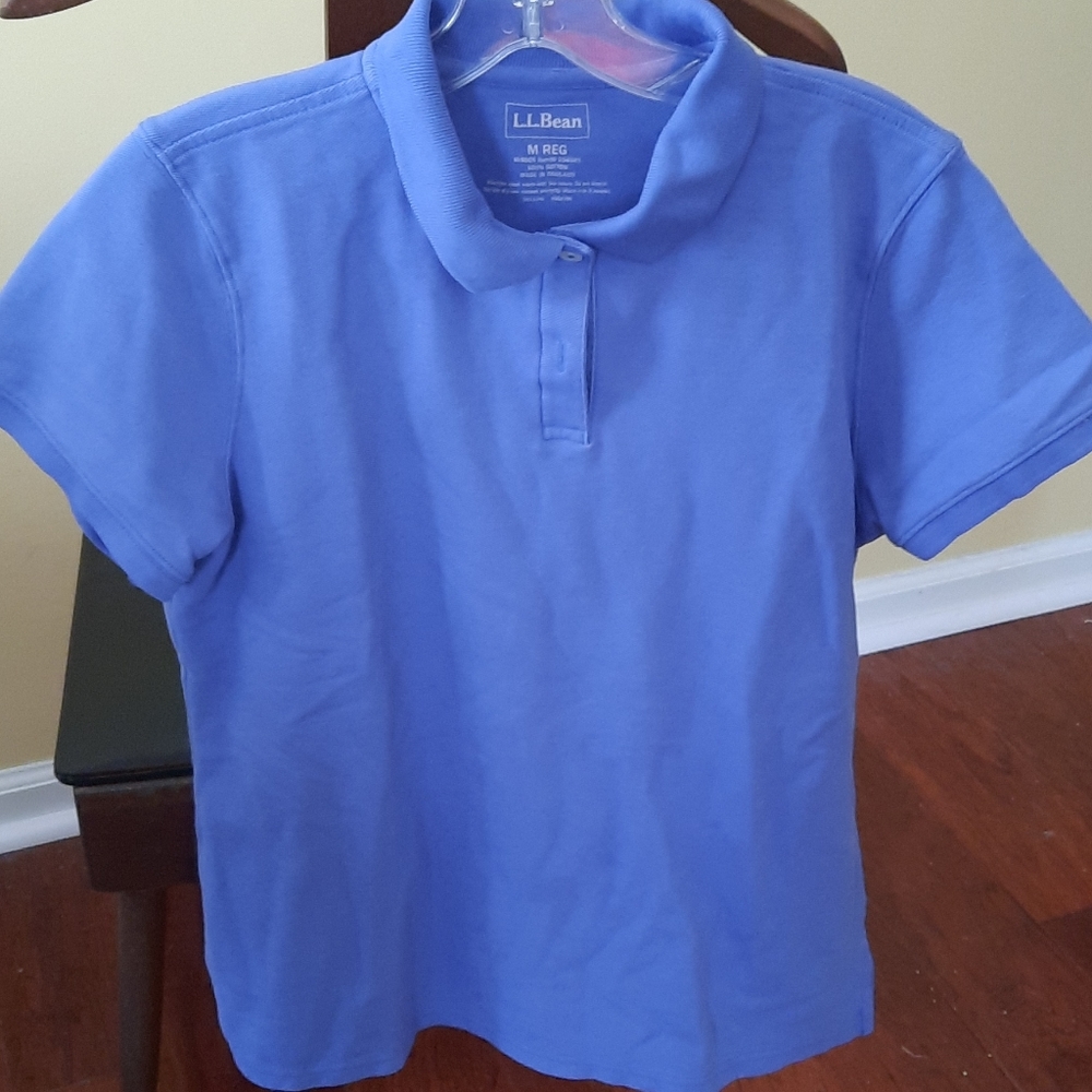 L.L. Bean women's medium blue polo